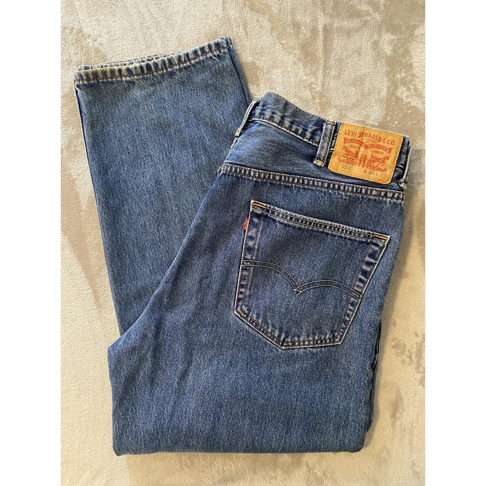 Levi's Relaxed Fit Men's Jeans - Medium Blue Denim